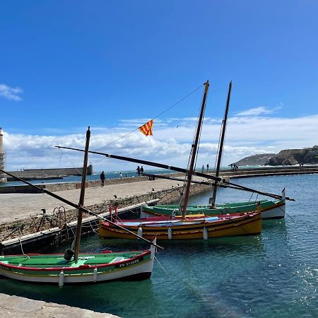 Charmant T2 Duplex Climatise Avec Terrasse, A Deux Pas De La Plage Du Port D'Avall, Collioure - Fr-1-309-233 Lägenhet Exteriör bild